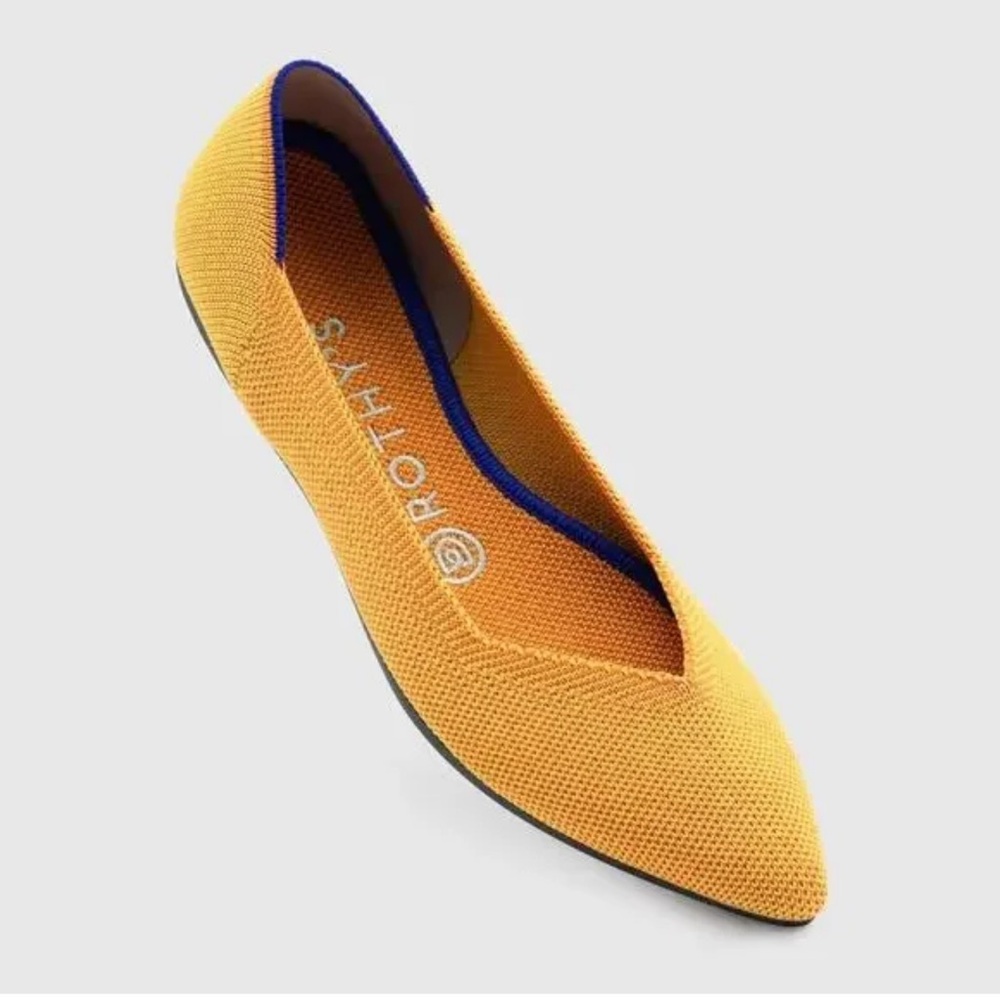 Rothy's Yellow‎ Pointed Toe Flats